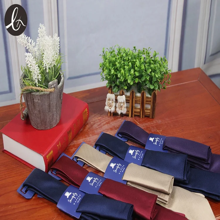 100% woven man latest design high quality neck private label silk bow tie