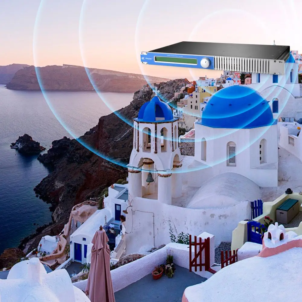 FMUSER FMT5.0-150H 100W 150watt FM Transmitter Kit FM Broadcast Transmitter+DP100 FM Dipole Antenna+30m Cable For Radio Station