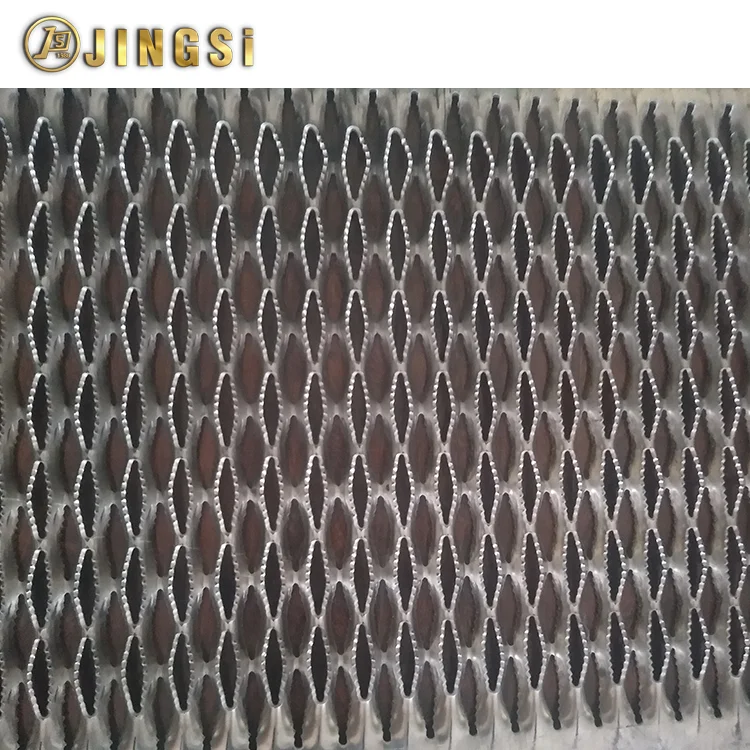 Heavy Duty Walkway Channel Grip Strut Perforated Metal Plank Grating