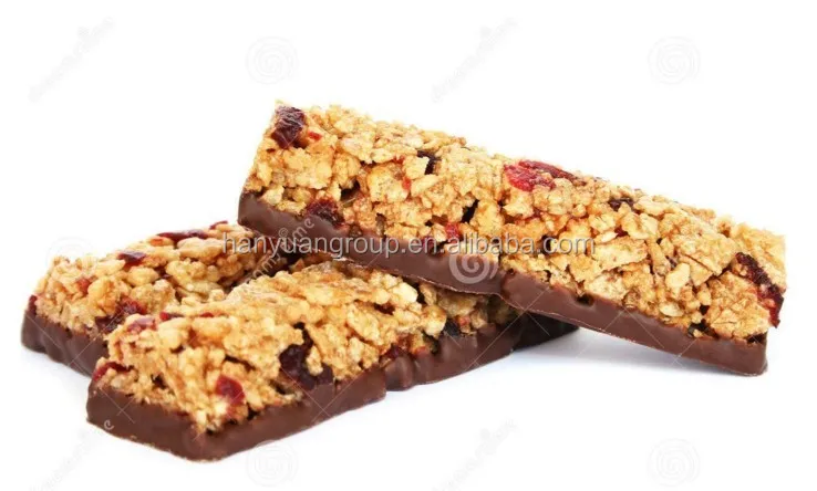 Automatic chocolate cereal nuts bar production line/fruits nuts bar making machine