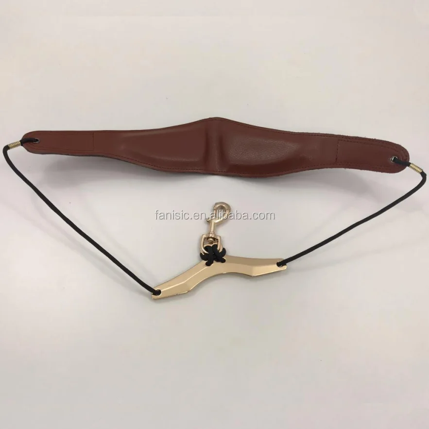 Saxophone neck straps from china of genuine leather neck strap