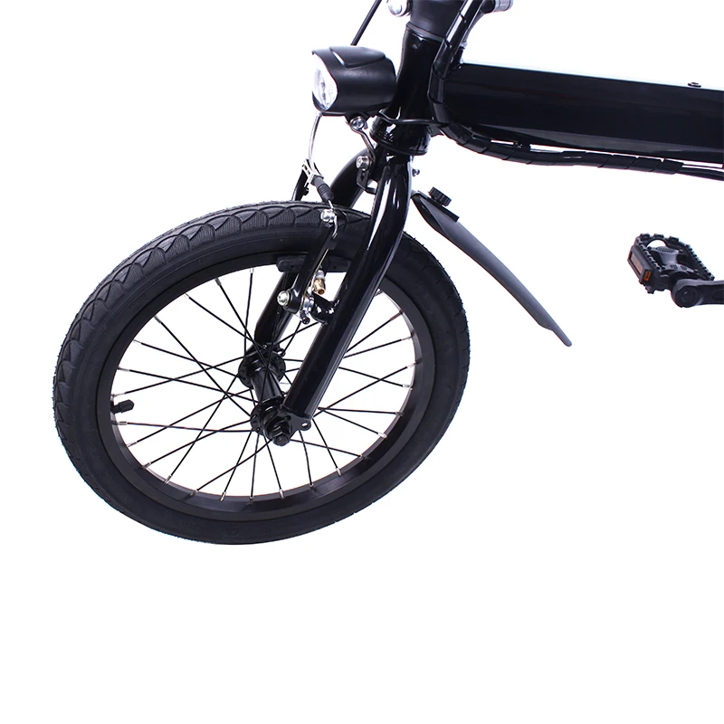 
16 inch China Foldable Electric Moped Bike with Pedals 