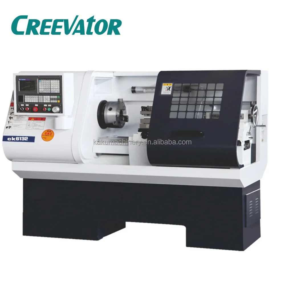 CK6132 Flat Bed Small CNC Lathe Machine for Metal Cutting