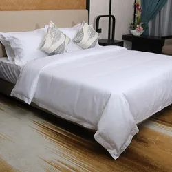 200 Thread Count Organic Egyptian Cotton Fabric bed linen flat bed sheet set