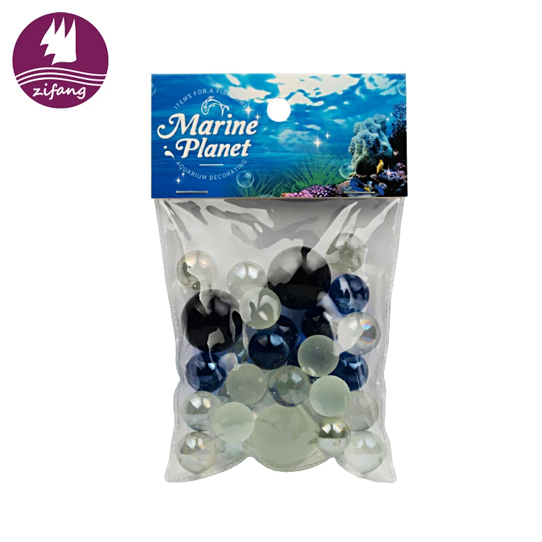 High quality colored solid glass marbles with customized packing