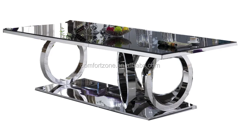 
A8068 2016 Strong Buy,best quality modern design tempered glass top dining table 