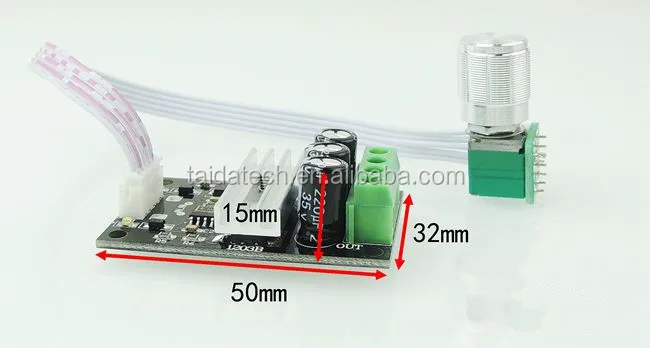 Taidacent 1203BKW DC6-28V 3A PWM Motor Speed Controller 24v DC Motor Speed Control with Switch Speed Governor for Fan Led Dimmer