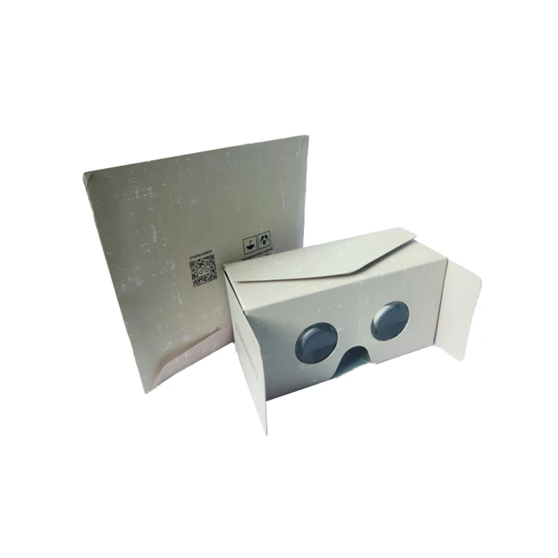 Flatly Folded into Equipped Envelope 3D VR Cardboard 42MM PMMA Lenses Google Cardboard Glasses