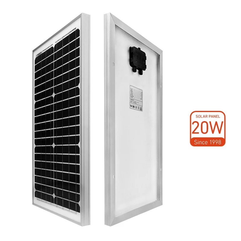 
20W Monolithic Power Quality Warranty Solar Power 220 Volt 