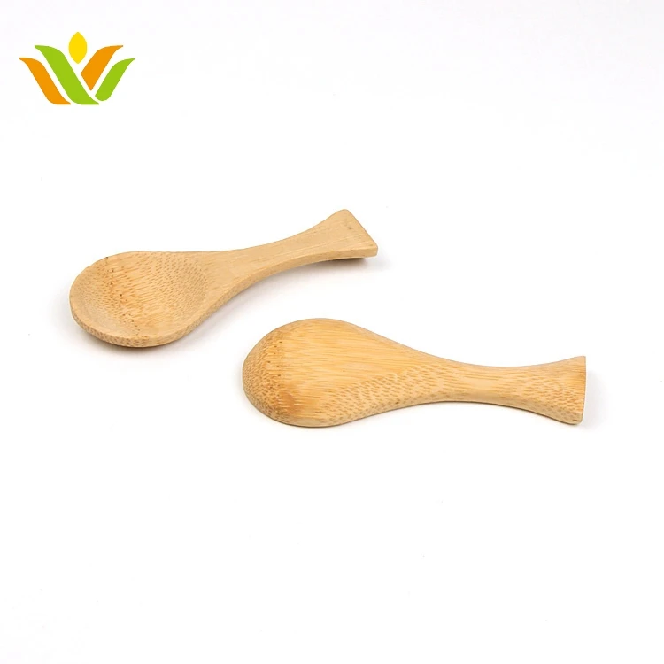 High Quality Mini Bamboo Edible Design Spoon