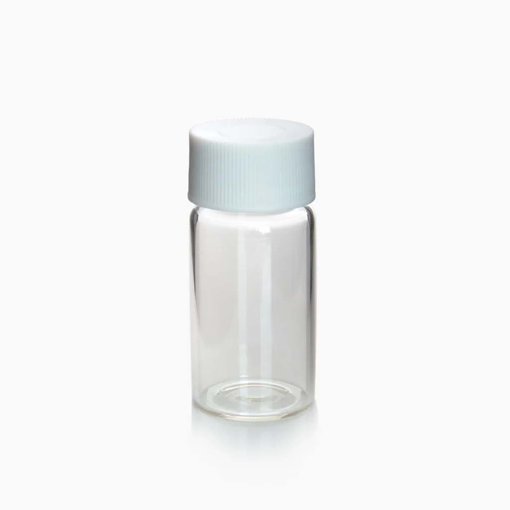 High quality 20mL clear lab sample storage vial with 24-400 Screw Cap on sale