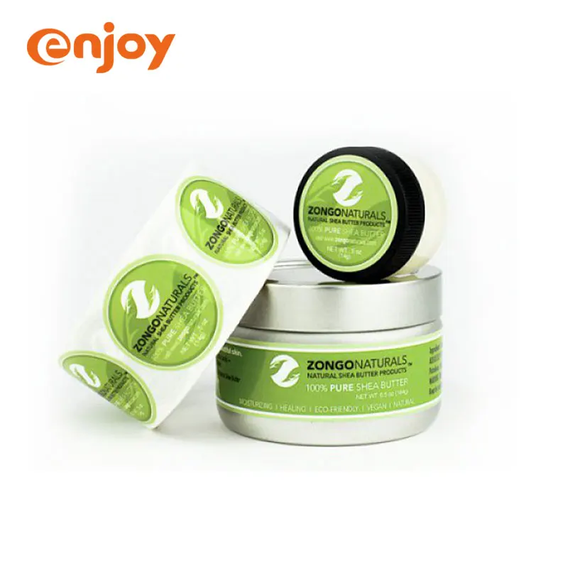 Custom Design Waterproof oil-proof makeup beauty Self Adhesive cosmetic bottle label sticker