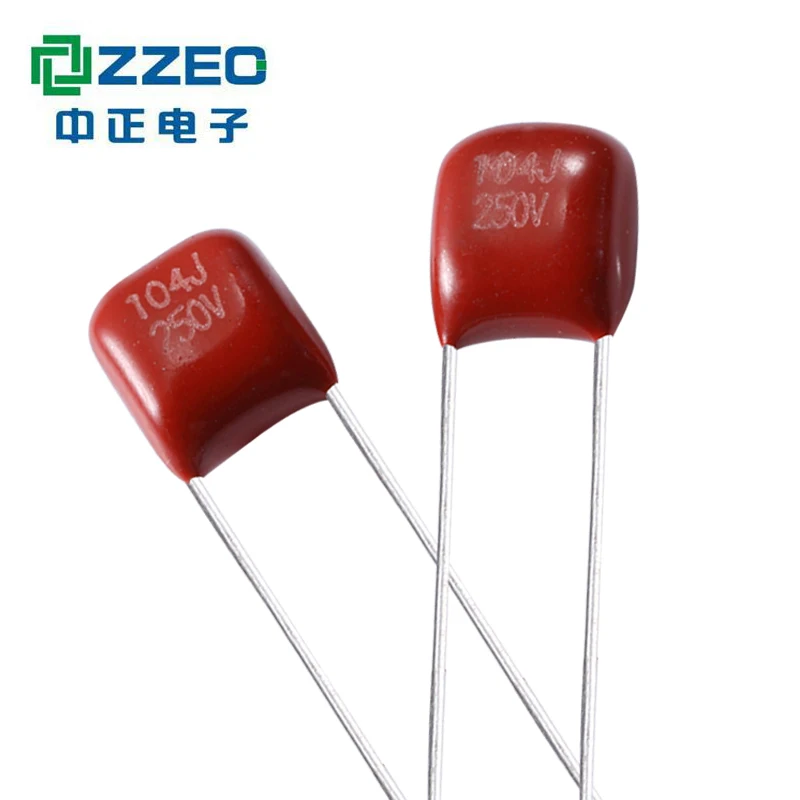 CL21 capacitor 104 250v / film capacitor 104 250vac