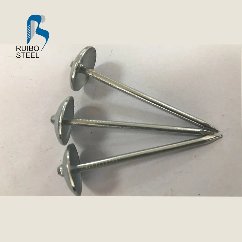 nail for roof with metal washer robber washer oofing nails coil