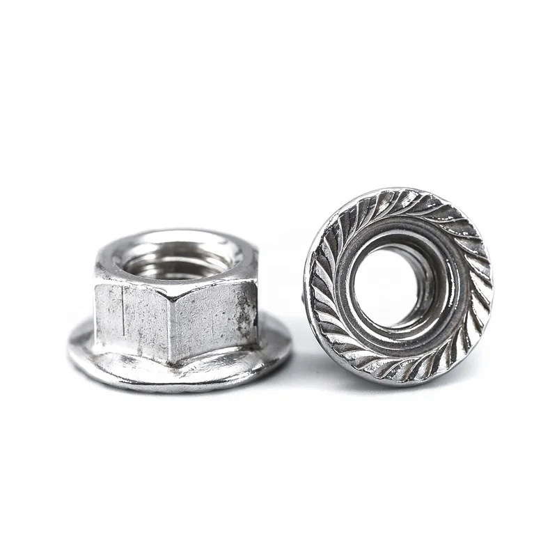 DIN6923 M10 Stainless Steel Hex Bolt Nut Flange Weld Nut