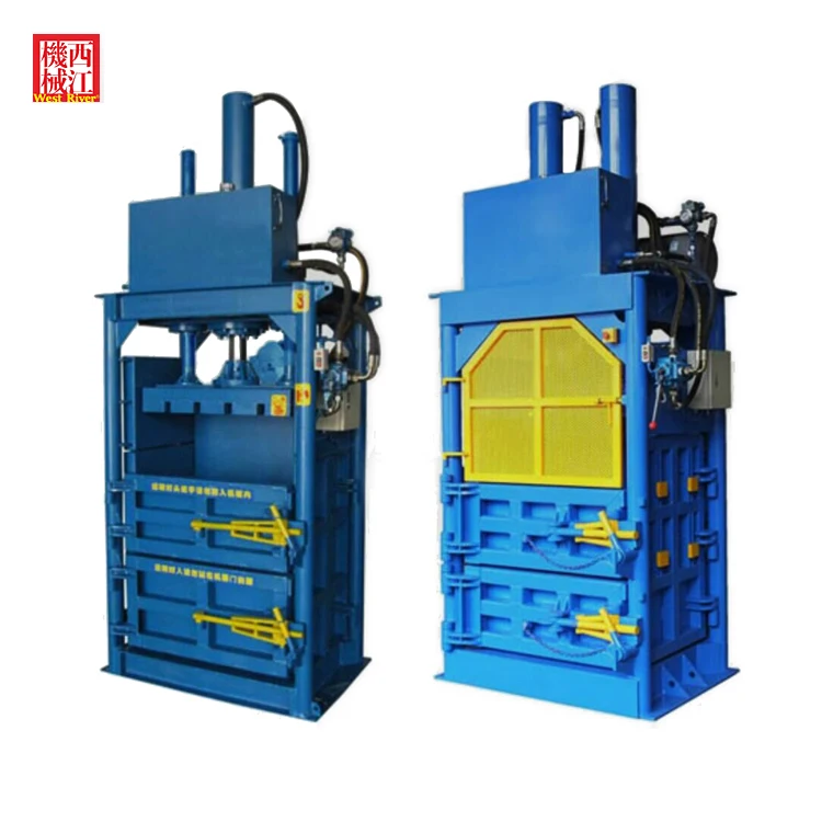 Automatic Vertical Paper Baler Machinery corrugated cardboard making line Waste-paper basket Carton Baling