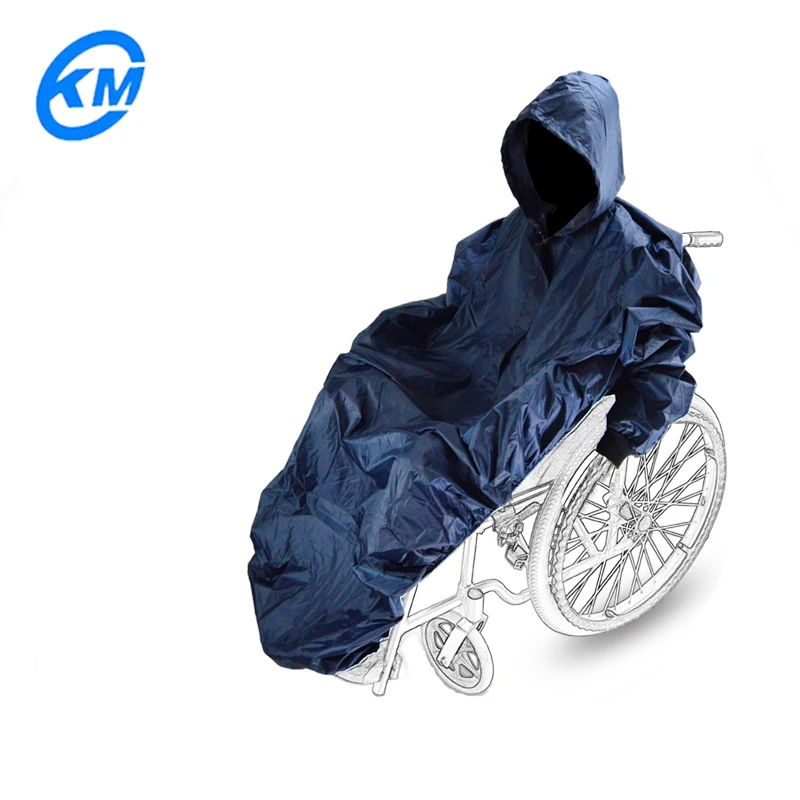 Taffeta Fabric Customized Elderly Wheelchair Rain Poncho