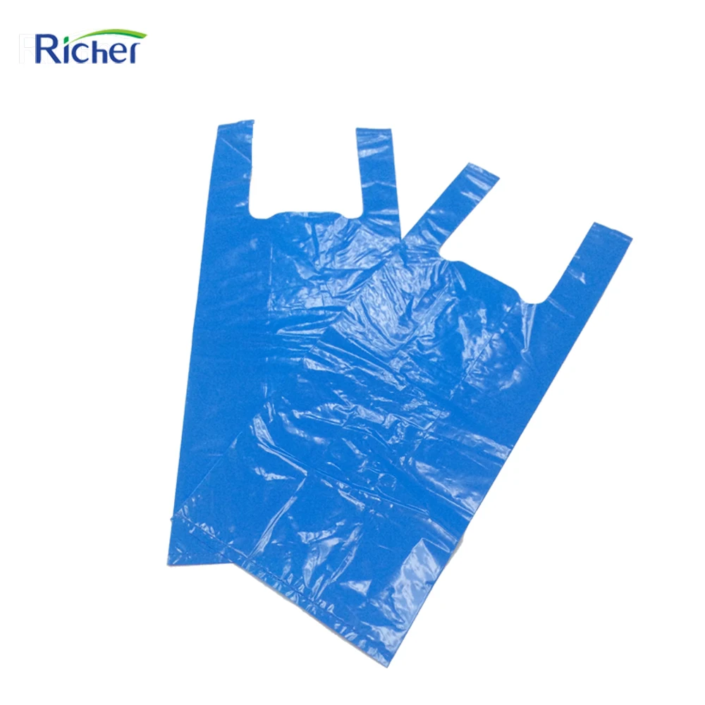 various size with logo printed clear plastic shopping bag for department store
