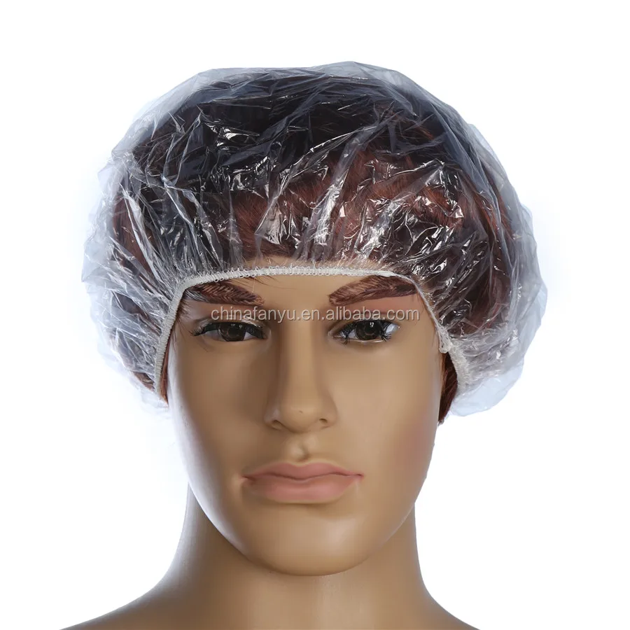 hdpe transparent shower cap disposable shower cap