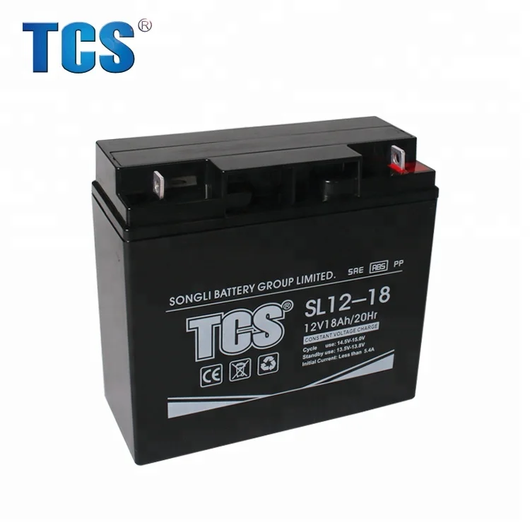 TCS Best Quality deep cycle battery 12v 18ah volta batteries for ups SLD12-18 vrla battery