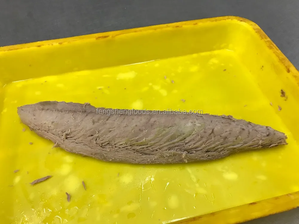 
Frozen Seafoods Pre-cooked Albacore Tuna Loin Purse Seine 