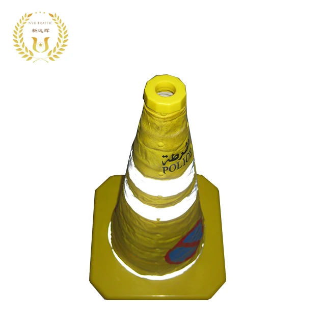 Reflective 900mm foldable  Warning PVC Traffic safety Cone
