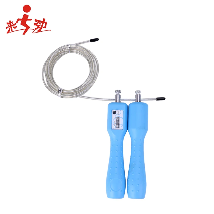 
Best-selling Plastic Handle Light Weight Custom Counting Skipping Jump Rope For kids and Adult 