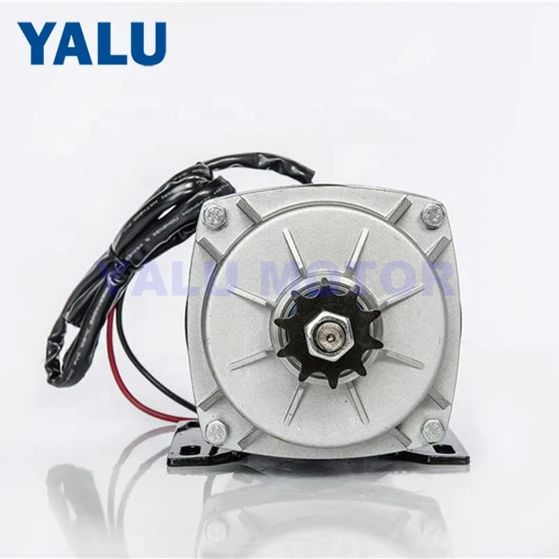 MY1122ZXF 650W 24V 36V 48V Electric Mobility Scooter Dirt Bike Power Chair Parts Driver Geared Brush DC Motor for E-tricycle