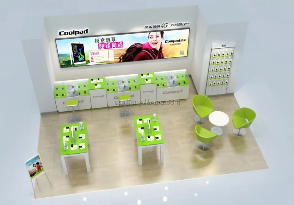 
Cell phone cabinet display and mobile phone show case 