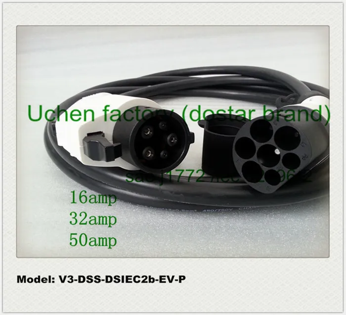 Connetcor кабель профессиональный sae тип 1 j1772 EV разъем для типа 2