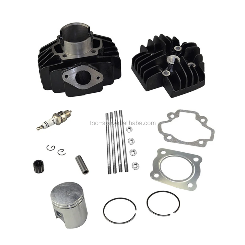 
60CC BIG BORE KIT SET CYLINDER 81-09 For Yamaha PW50 QT60 Dirt Bike 