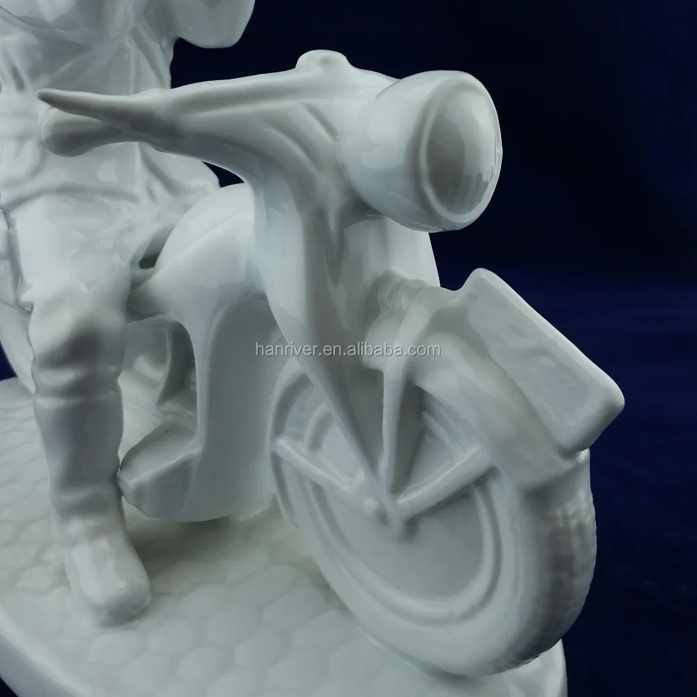 Abstract Art Ceramic Figurine Porcelain Figure Statue Home Studio Decor Ornament