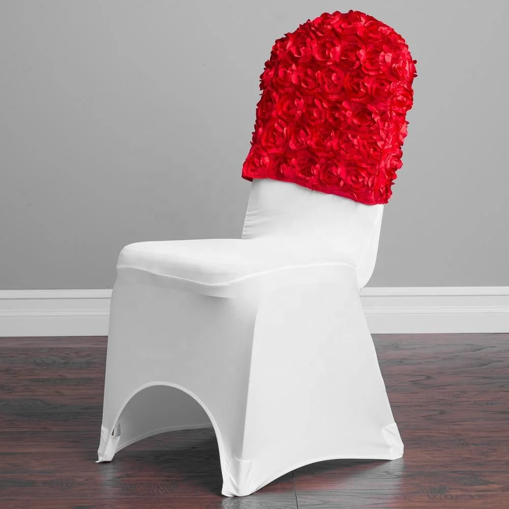 Weekly Deals Wholesale dubai rosette chair covers factory sale