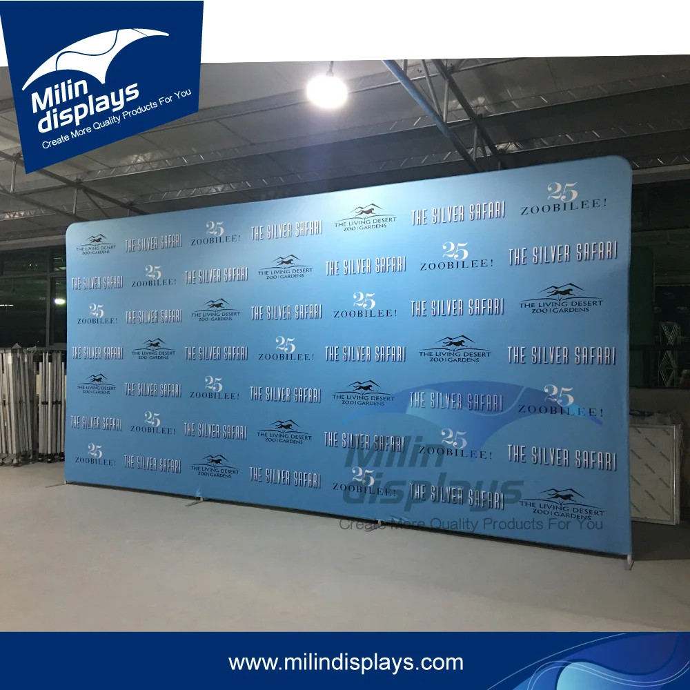 Торговая выставка 8x8 8x10 пользовательская ткань наволочка выставочная стена медиа портативный