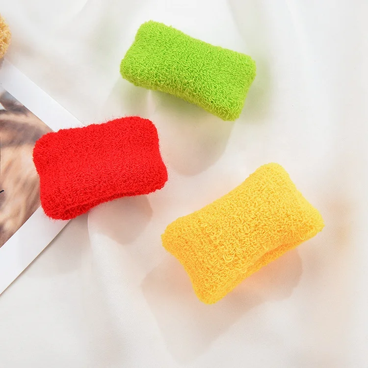 wholesale fashion broad hot sale soft thick hair ties cotton hair tie