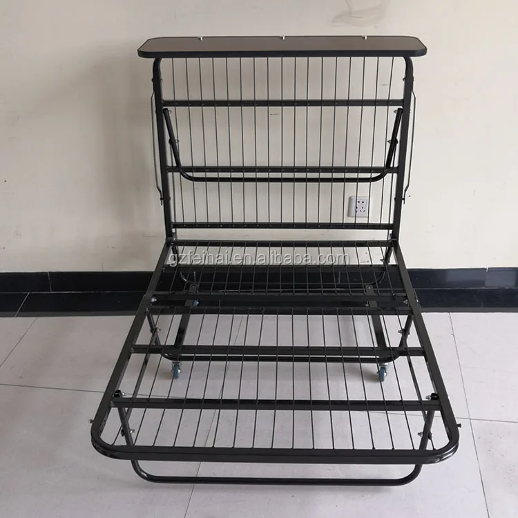 Дешевая металлическая односпальная складная кровать, дополнительная кровать для отеля и дома