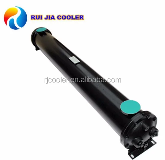 Compressor tube bank heat exchanger oil cooler condenser evaporator