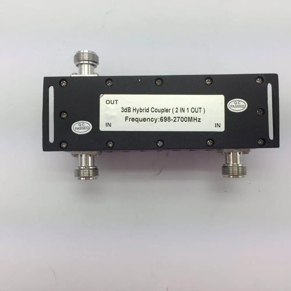 2*1 3dB Гибридный соединитель 698-2700MHz N-female low PIM VSWR BTS IBS