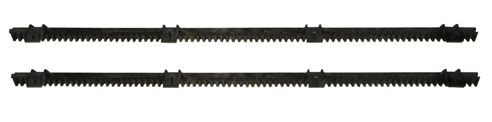 Heavy nylon gear rack for sliding gate opener