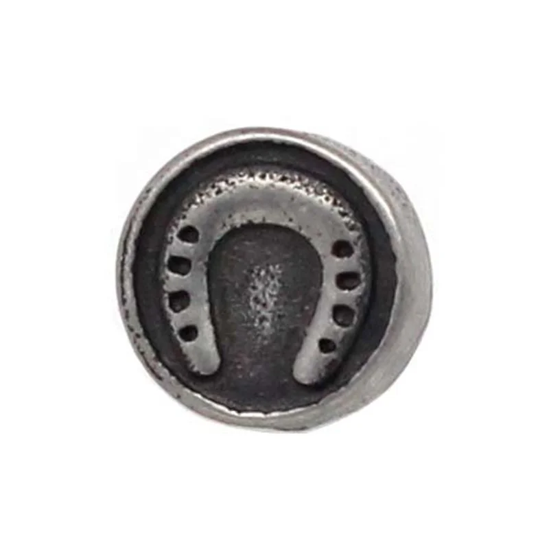 Заводская изготовленная на заказ бусина из нержавеющей стали с маленьким отверстием для браслета
