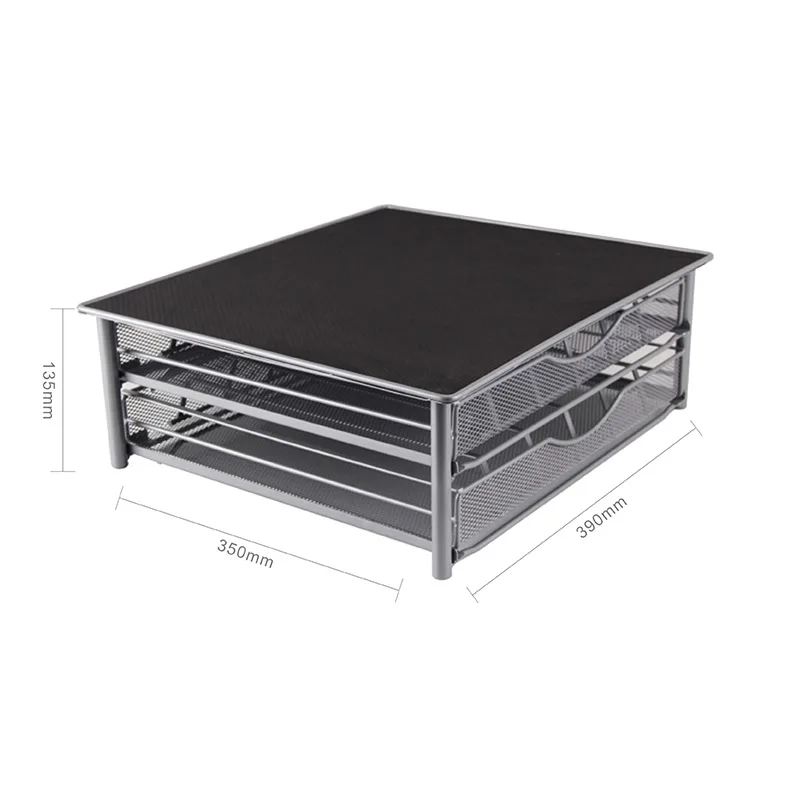 Metal high capacity coffee capsules holder for household  storage holder pod stand drawer rack