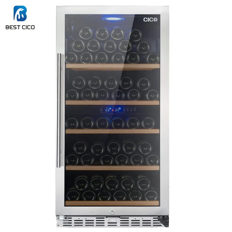 1.2M Height compressor wine cooler  luxury design wine refrigerator wine Chilling fridge SF-72D1
