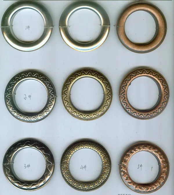 curtain metal eyelet 60mm, 25mm round metal eyelets for handbags black/gold fashion4 big grommet/ bag rope shoes metal