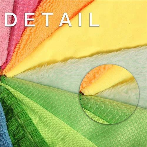 
Cheap industrial wholesale microfiber clean wash wiper dust rag kitchen dish cloth 