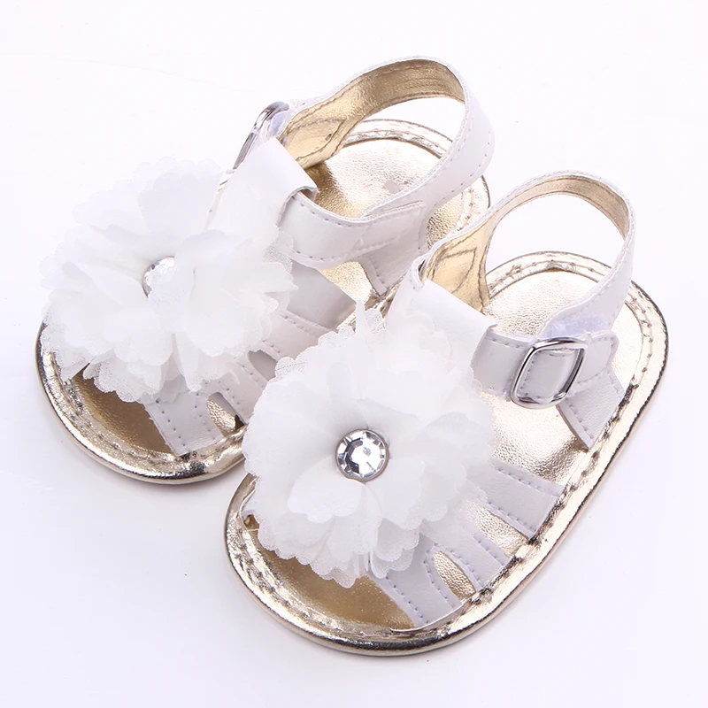 Beautiful PU baby girl sandals for summer