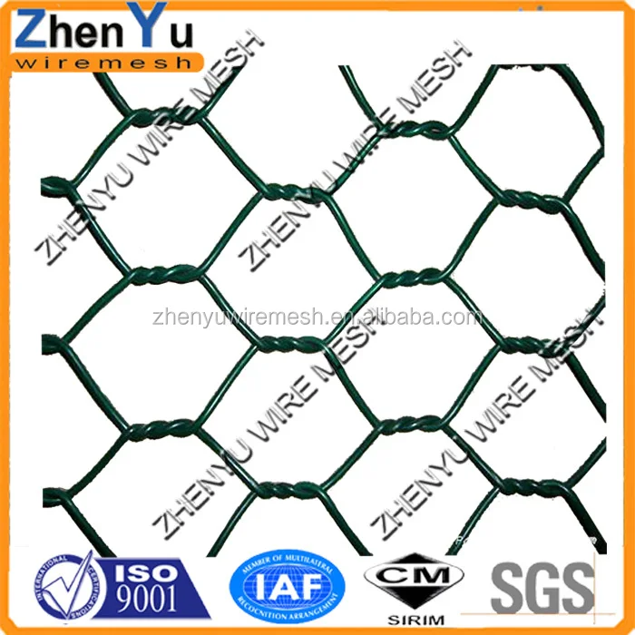 Galvanized hexagonal wire netting/chicken coop wire mesh/plastic coated chicken wire mesh