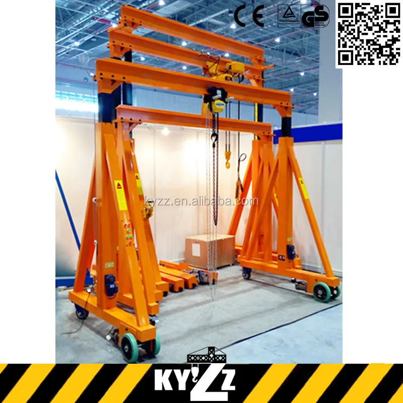 2 3 5 7.5 Tonne Mobile Girder Rail Gantry Crane, 1 Tone Mini Small Portable Gantry Crane China Henan