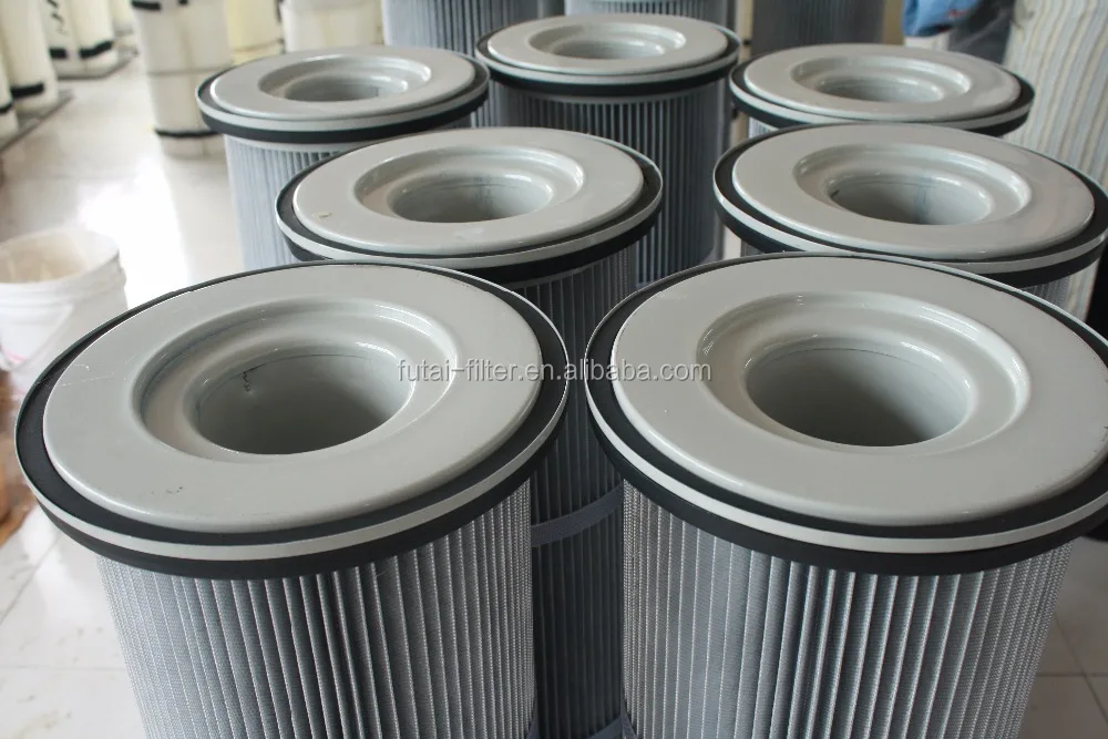 custom made nanofiber anti-static dust cartridge filter for sand blasting