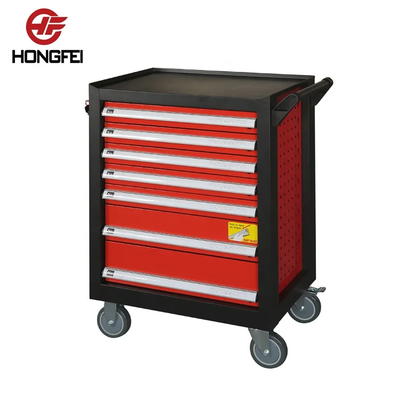 Bicycle Bike Tire Tyre Repair Kit Big Pickup Storage Wheeled Customized Hardware Garage Steel Tools Sets Bike Tool Box