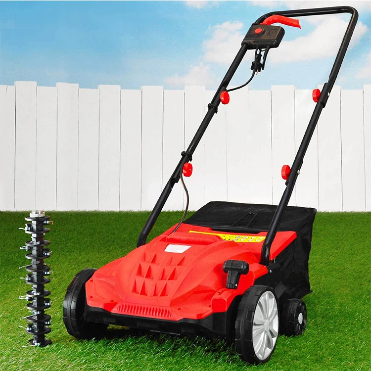 Hot sale 1500W 320mm 2 in1 electric lawn Scarifier and Rake
